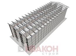 Самонесущие склады (стеллажи)